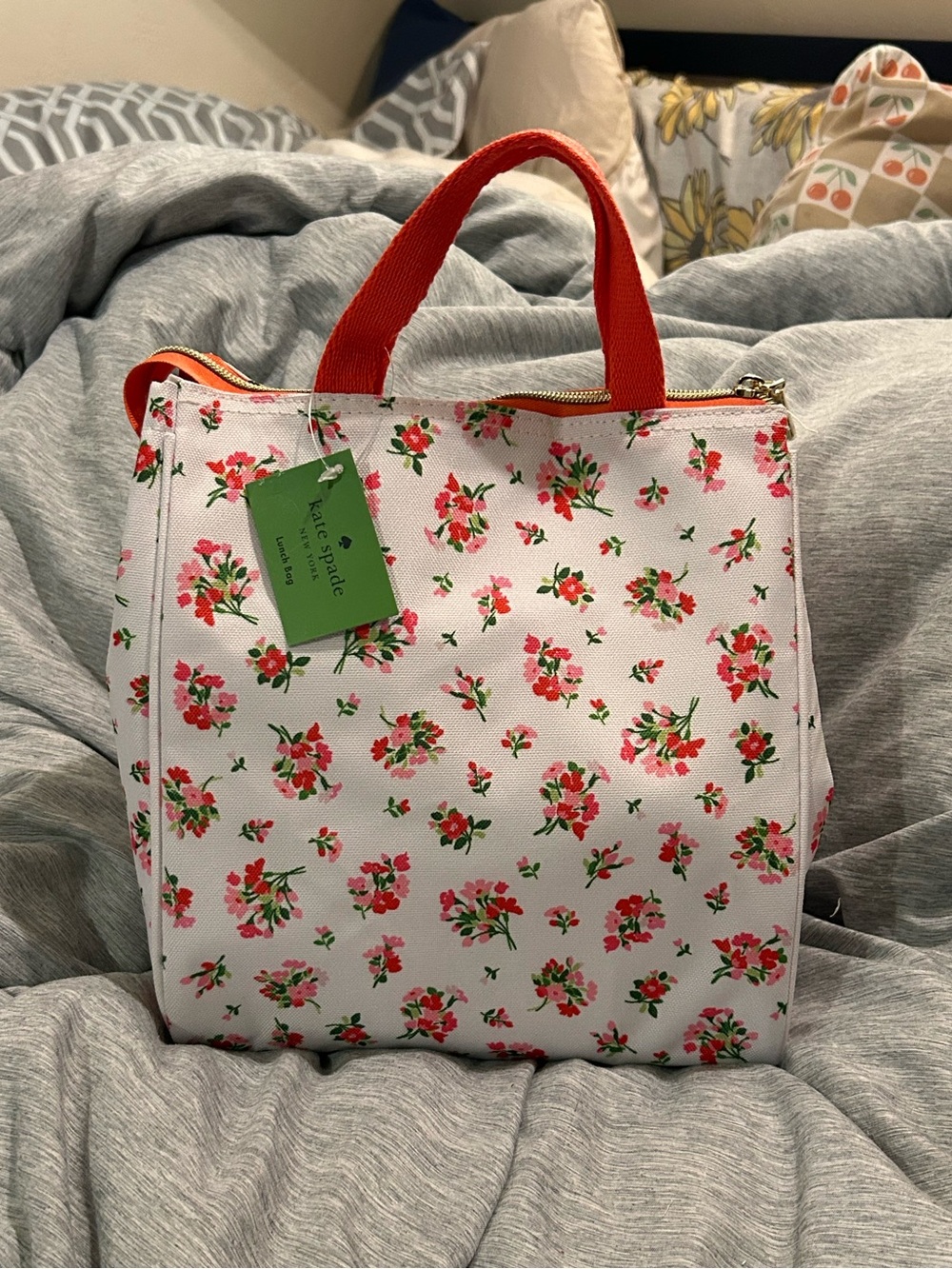 Kate Spade New York Flower Garden Insulated Lunch Tote NWTS